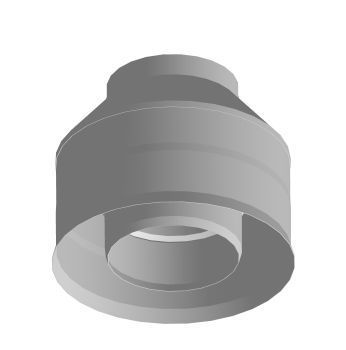 Оголовок без зонта, ф 200х300, AISI 439/Оц, 0,5мм/0,5мм, (К)