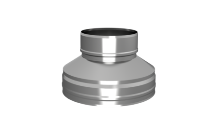 Переходник ф 220х200, Оц/0,5мм, h=180мм