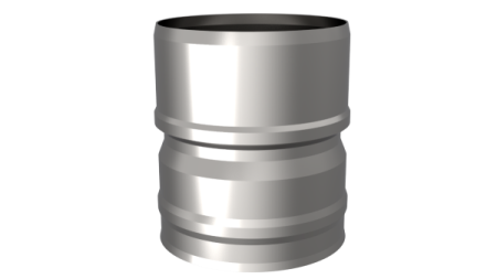 Переходник ф 115х120, AISI 439/1,0мм, h=130мм